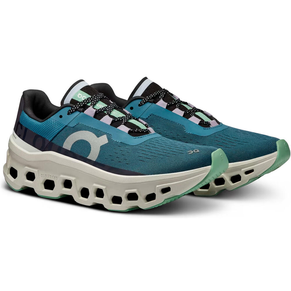 On zapatilla running mujer Cloudmonster lateral interior