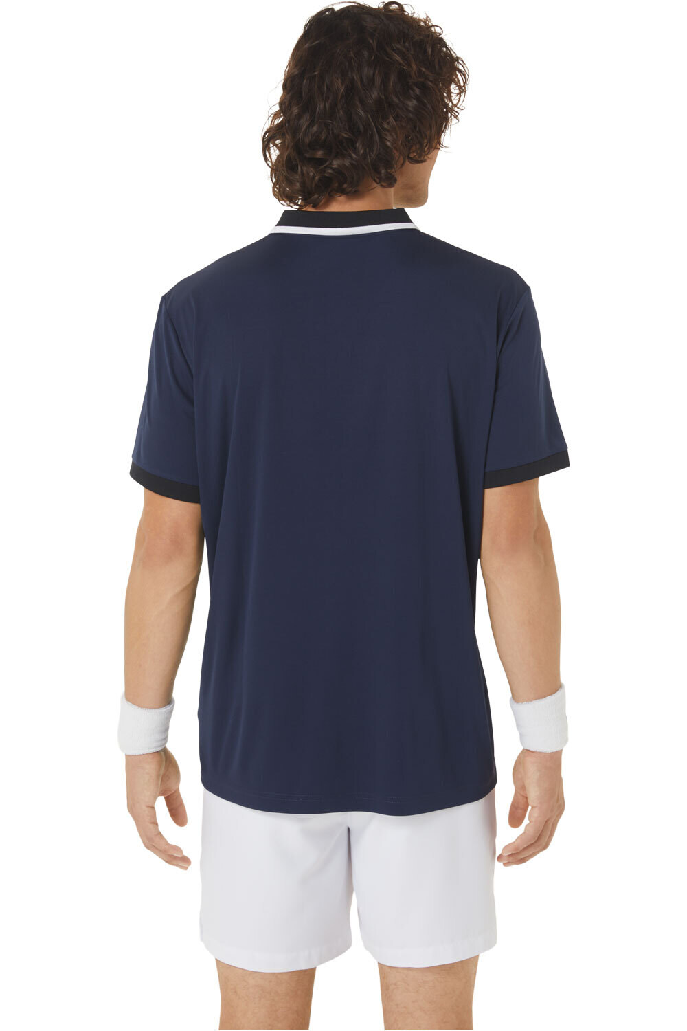 Asics camiseta tenis manga corta hombre MEN COURT POLO SHIRT vista trasera