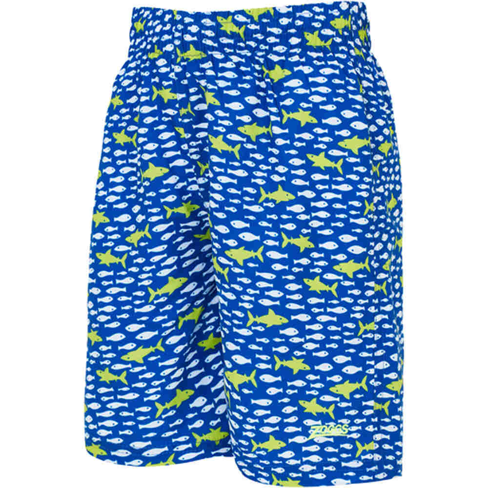 Zoggs bañador playa niño Printed 15 Shorts ED Boys vista frontal