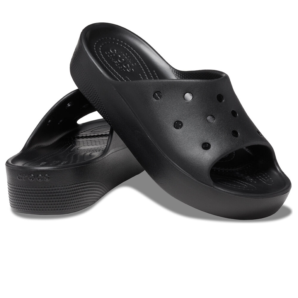 Crocs zueco mujer Classic Platform Slide lateral interior