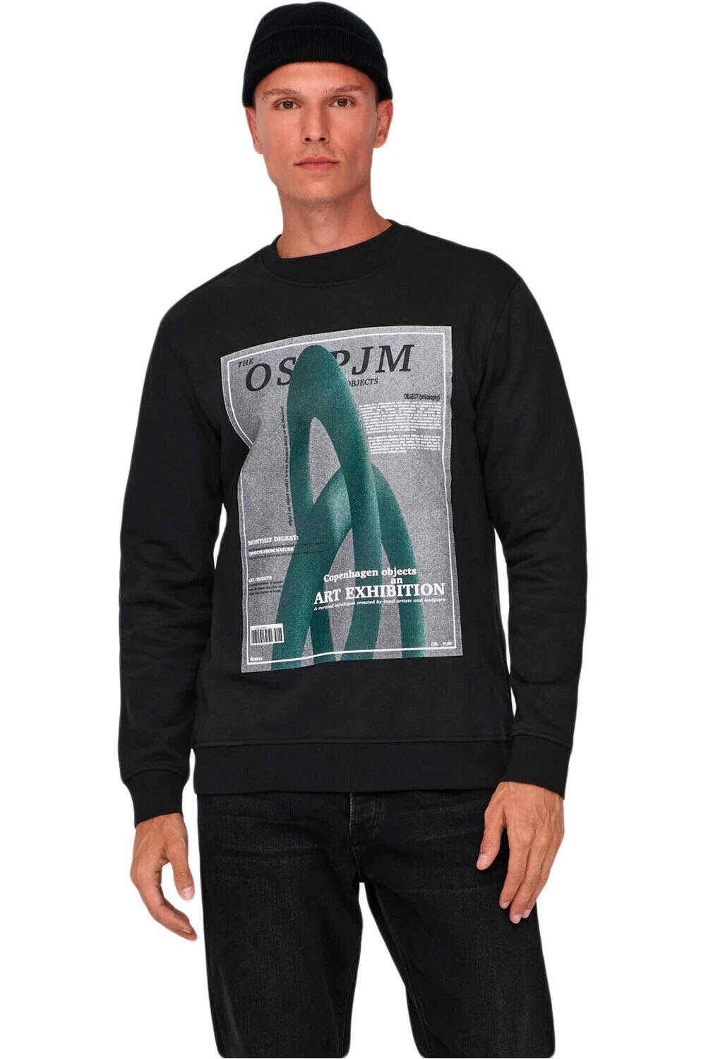 Only&Sons onstodd reg photoprint sudadera hombre