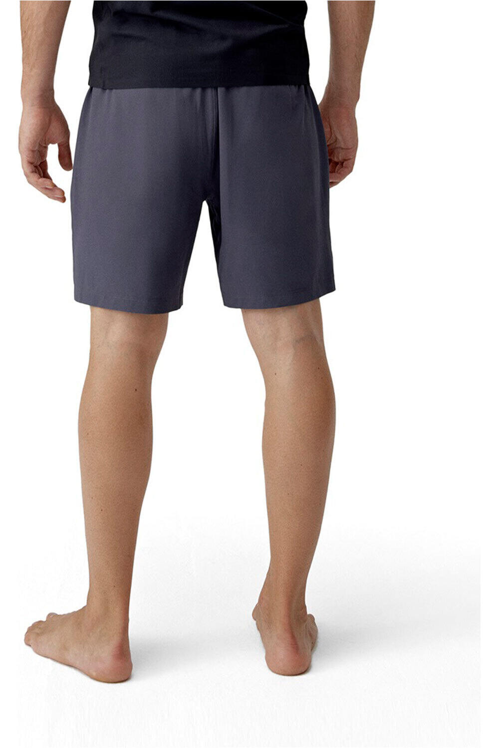 Born Living Yoga bermudas hombre Short Natron vista trasera