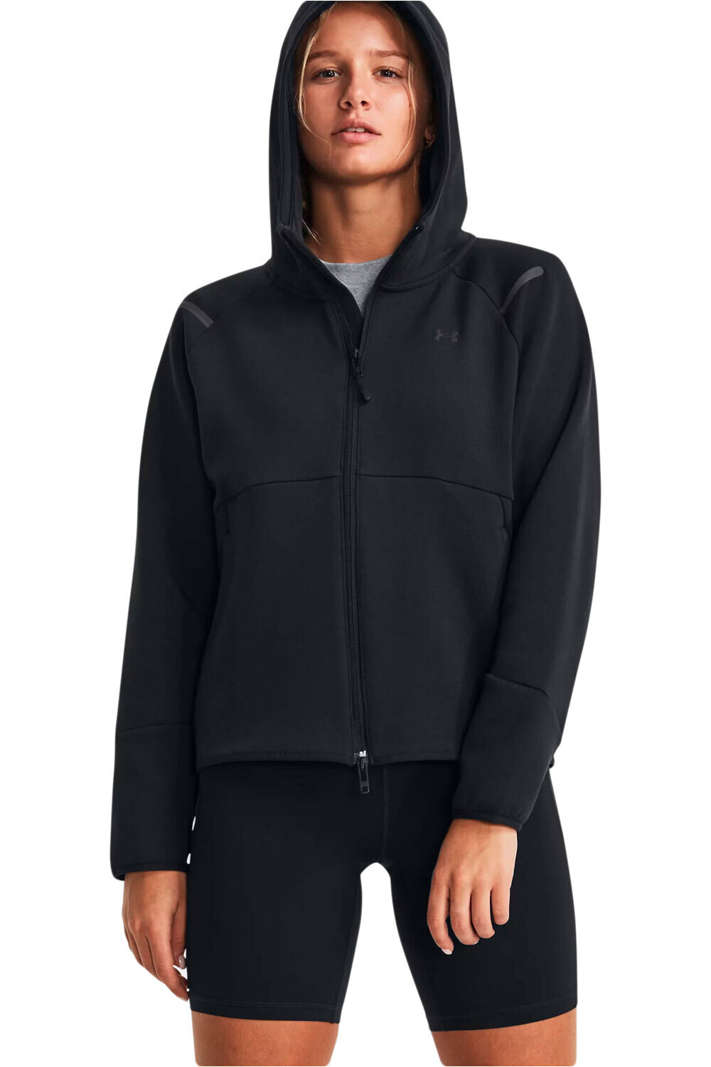 Under Armour sudadera mujer Unstoppable Flc FZ vista frontal