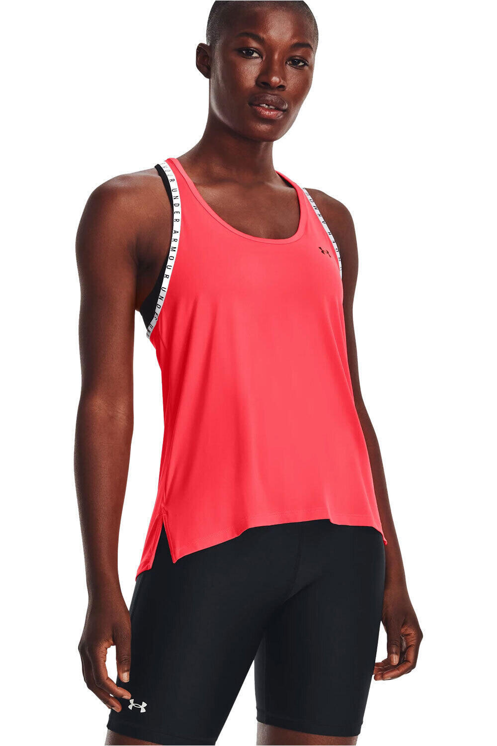 Under Armour camiseta tirantes fitness mujer UA Knockout Tank vista frontal