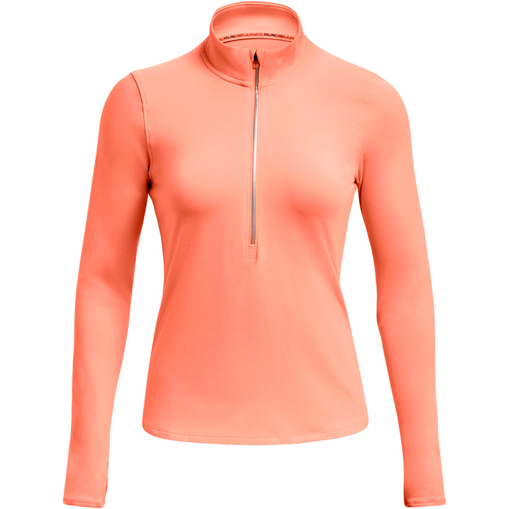 Under Armour camiseta técnica manga larga mujer UA Qualifier Run 1/2 Zip vista detalle