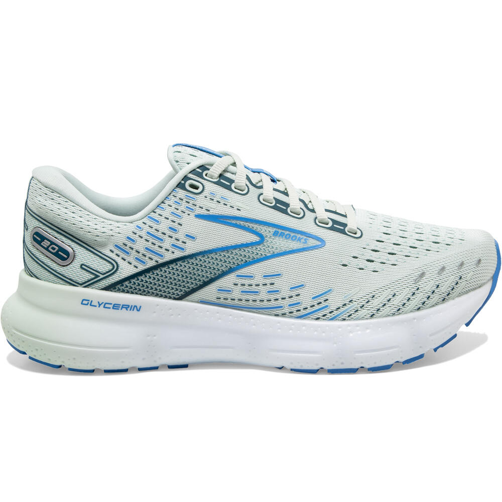 Brooks zapatilla running mujer Glycerin 20 lateral exterior