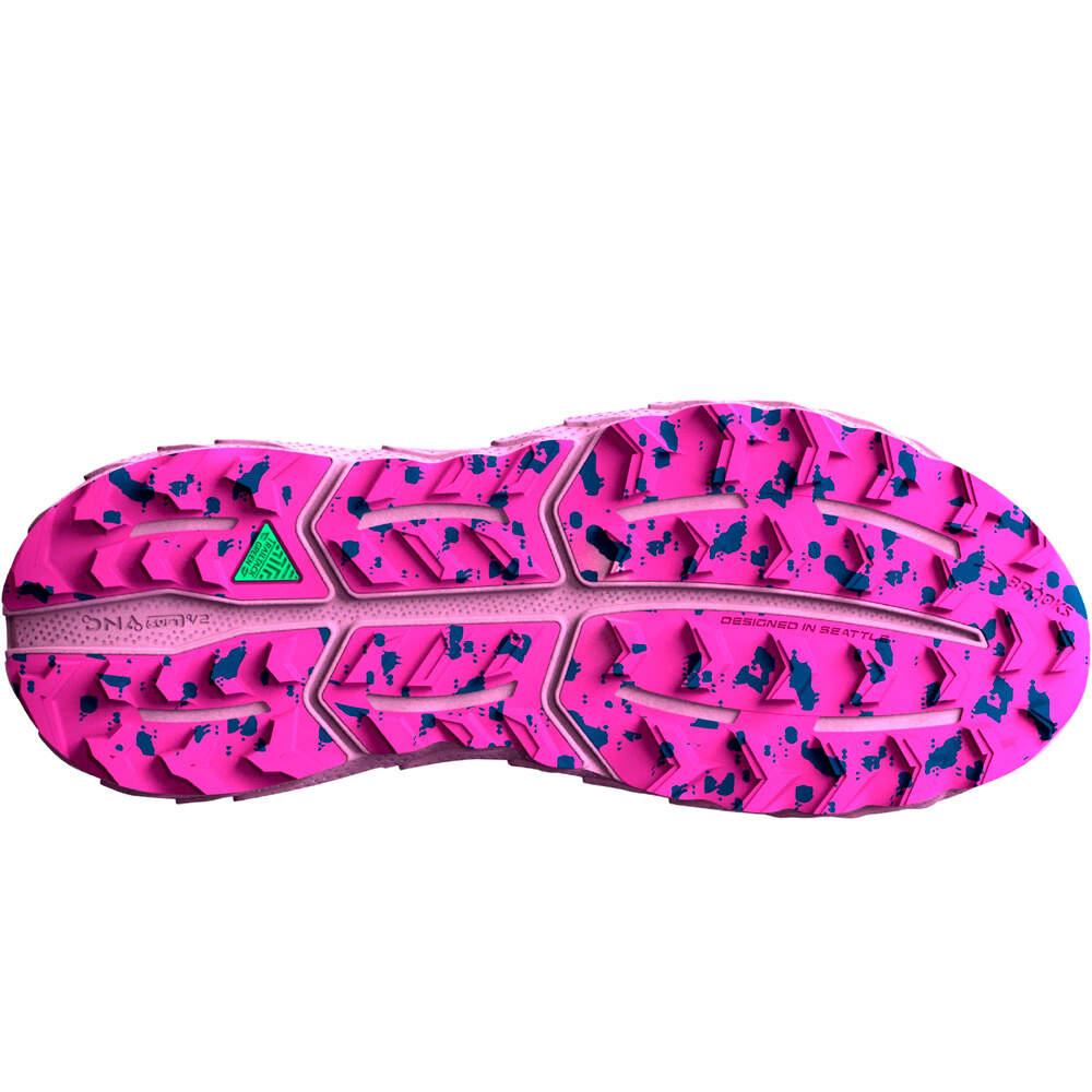 Brooks zapatillas trail mujer Cascadia 17 vista superior