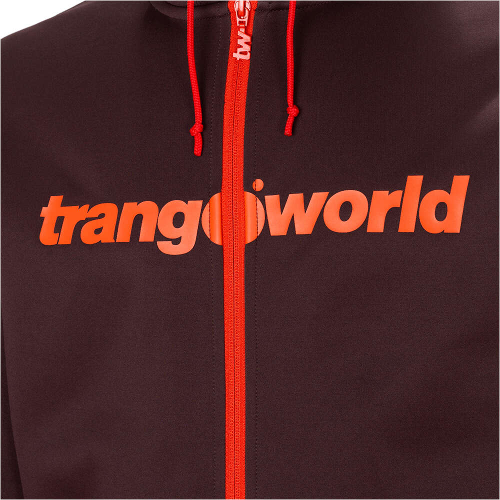 Trango Sudaderas Montaña Hombre CHAQUETA RIPON vista trasera