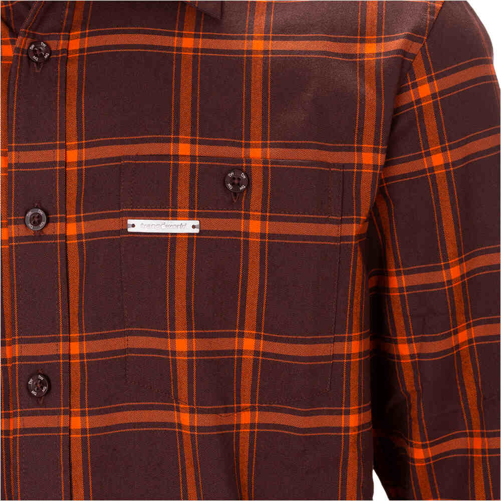 Trango camisa montaña manga larga hombre CAMISA ZERNEZ vista trasera