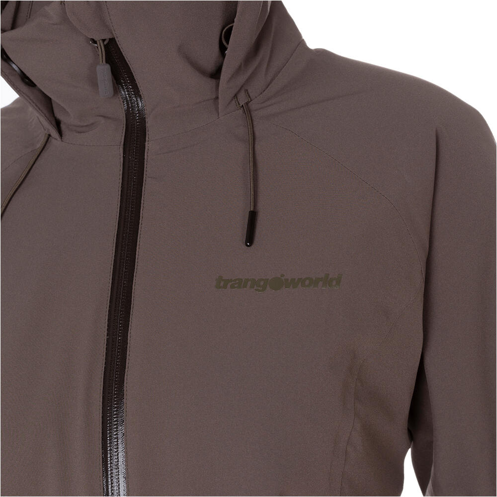 Trango chaqueta impermeable insulada mujer PARKA ARASILLA TERMIC vista trasera