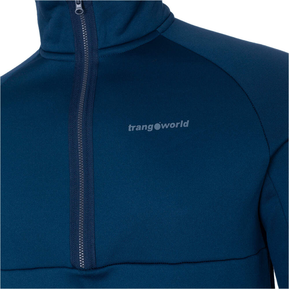 Trango forro polar hombre PULLOVER WROOT vista trasera