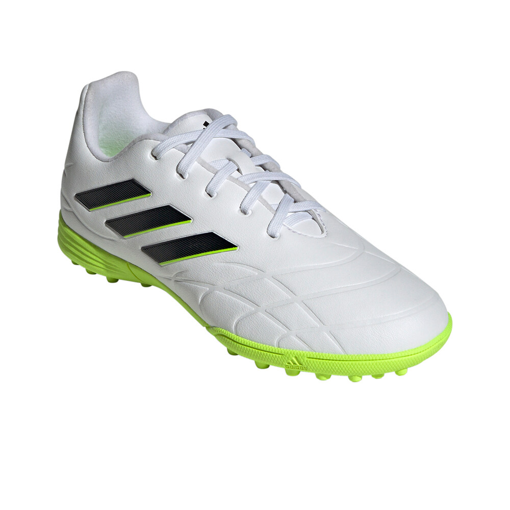 adidas botas de futbol niño multitaco y terreno duro COPA PURE.3 TF J BLNE lateral interior