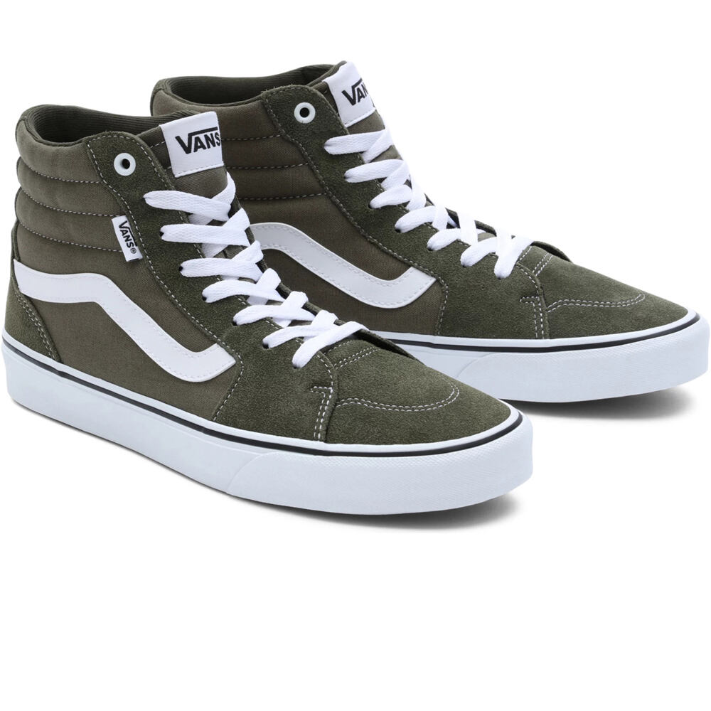 Vans zapatilla moda hombre MN Filmore HI SUEDE/CANVAS vista trasera