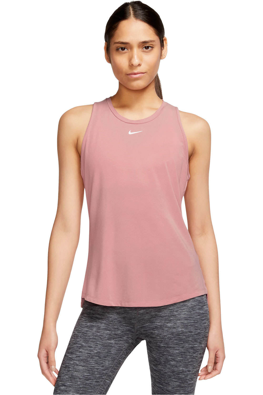 Nike camiseta tirantes fitness mujer W NK ONE LUXE DF STD TANK vista frontal