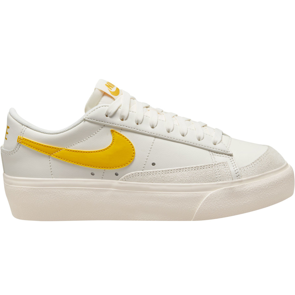 Nike zapatilla moda mujer W BLAZER LOW PLATFORM lateral exterior