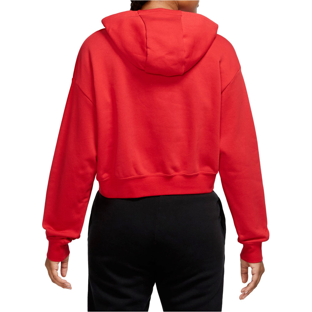 Nike sudadera mujer W NSW CLUB FLC GX CROP HDY 04