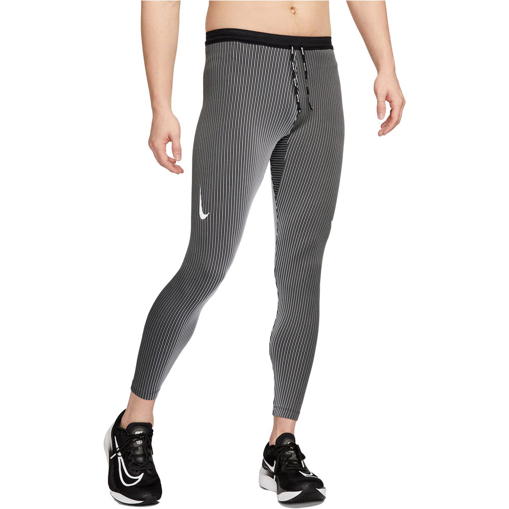 Dri-fit adv aeroswift malla larga running hombre Negro (L)