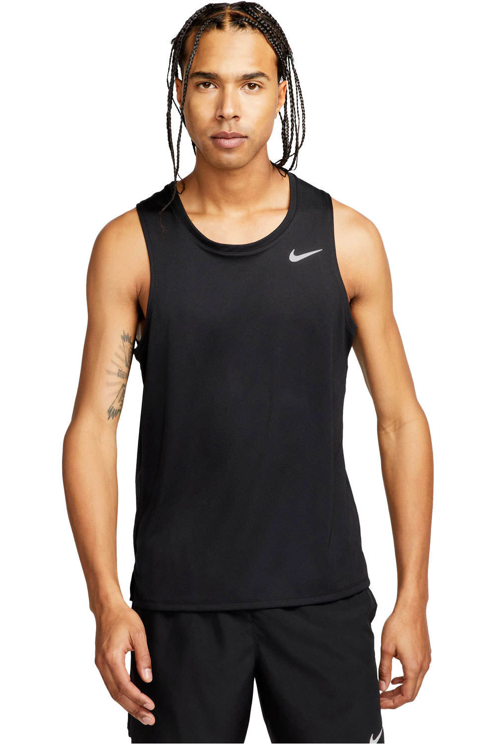 Nike dri-fit miler camiseta entrenamiento tirantes hombre