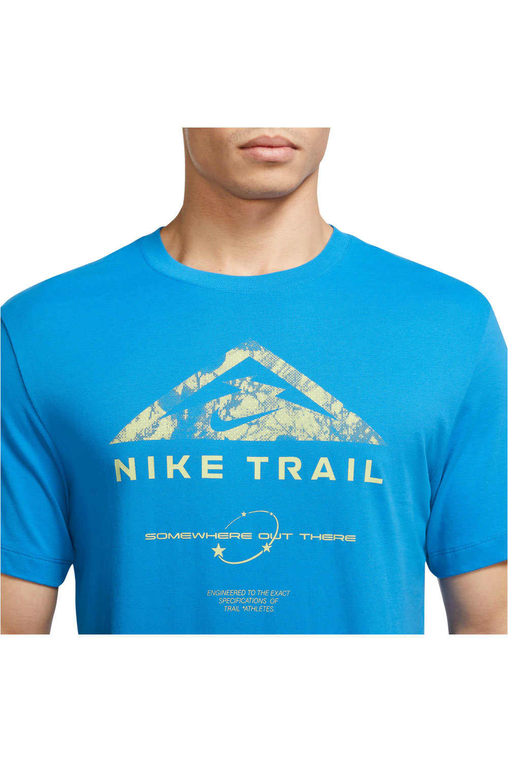 Nike camisetas trail running manga corta hombre M NK DF TEE RUN TRAIL vista detalle
