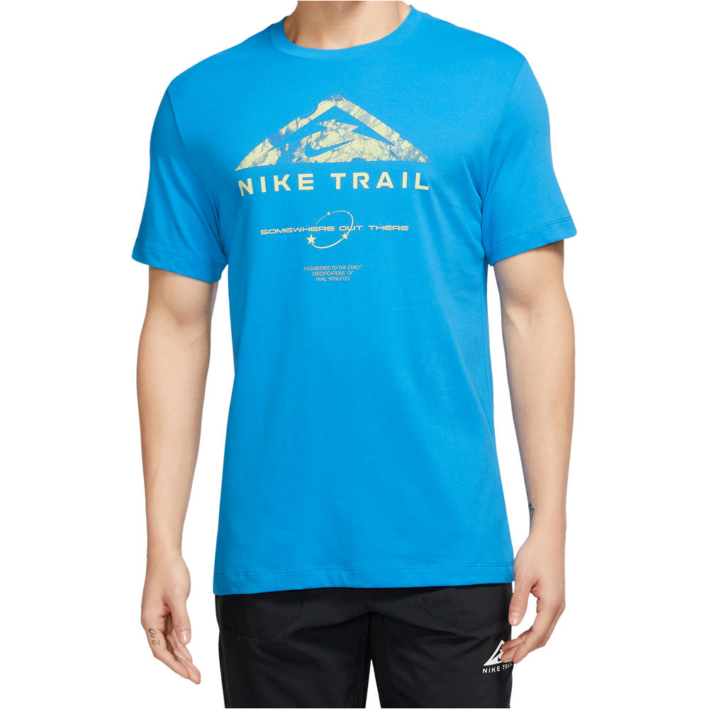 Nike camisetas trail running manga corta hombre M NK DF TEE RUN TRAIL 03