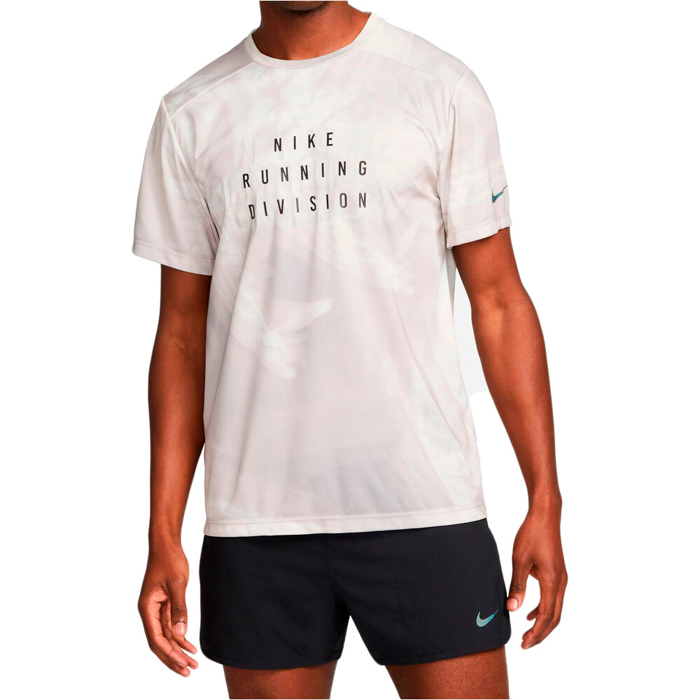 Nike dri-fit run division rise 365 camiseta técnica manga corta hombre