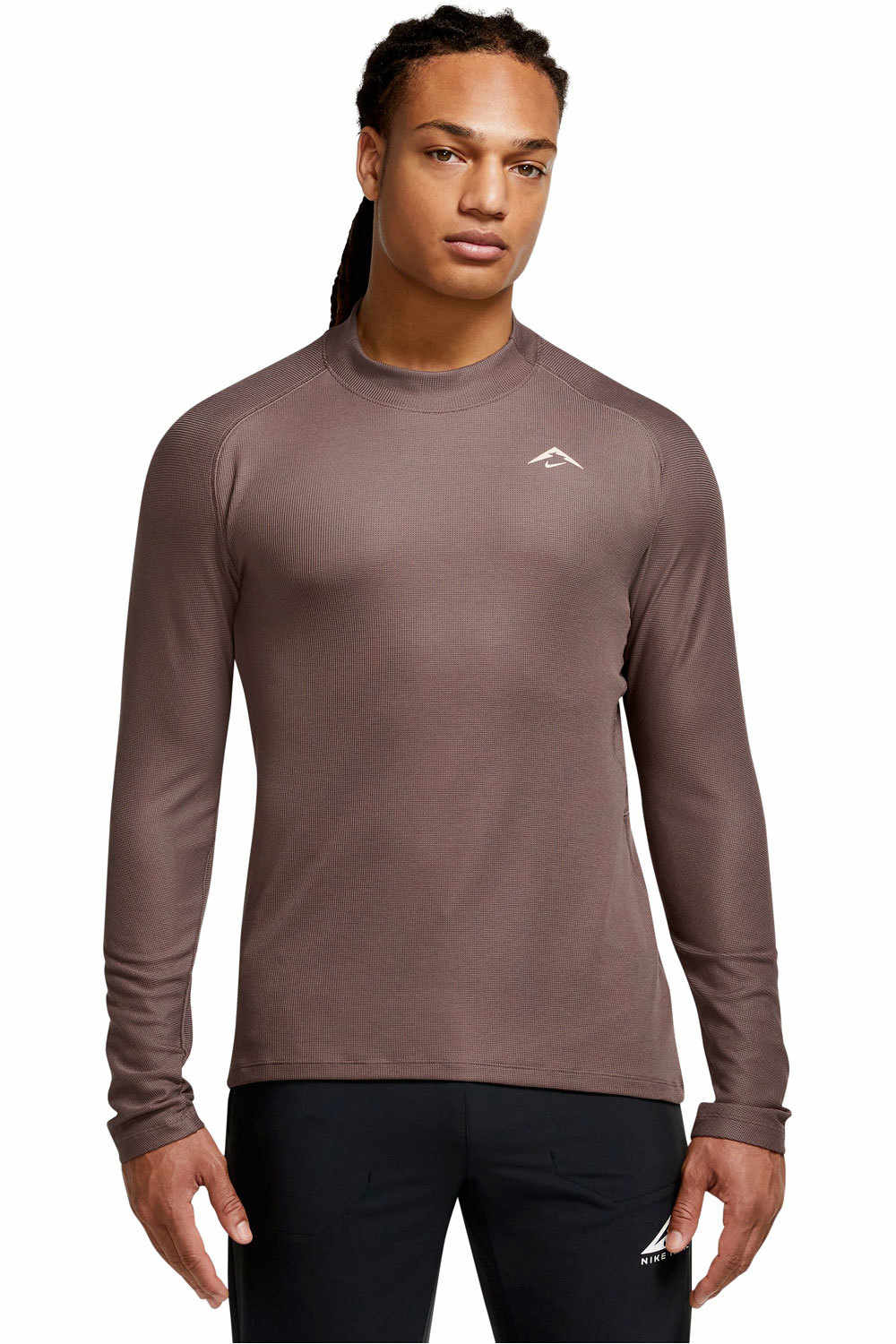 Nike dri-fit trail camisetas trail running manga larga hombre