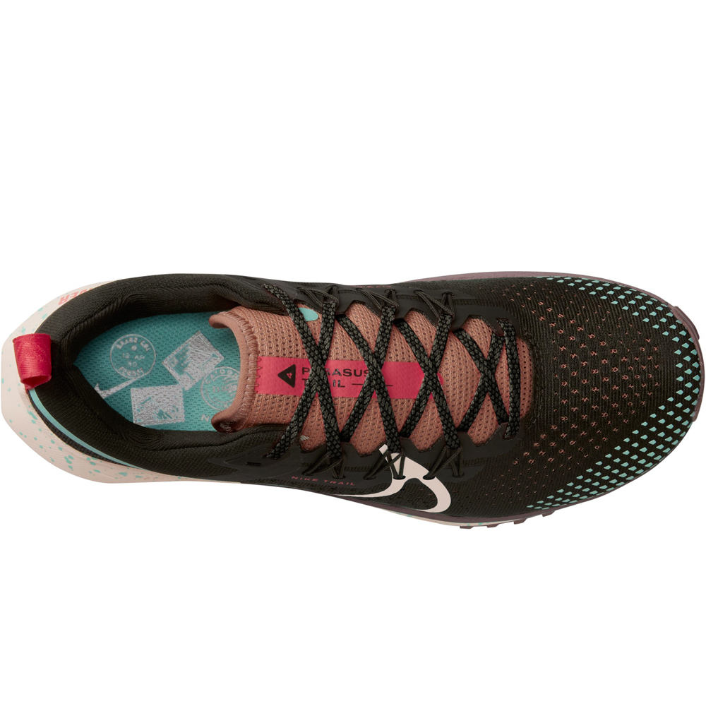 Nike zapatillas trail mujer W NIKE REACT PEGASUS TRAIL 4 vista trasera