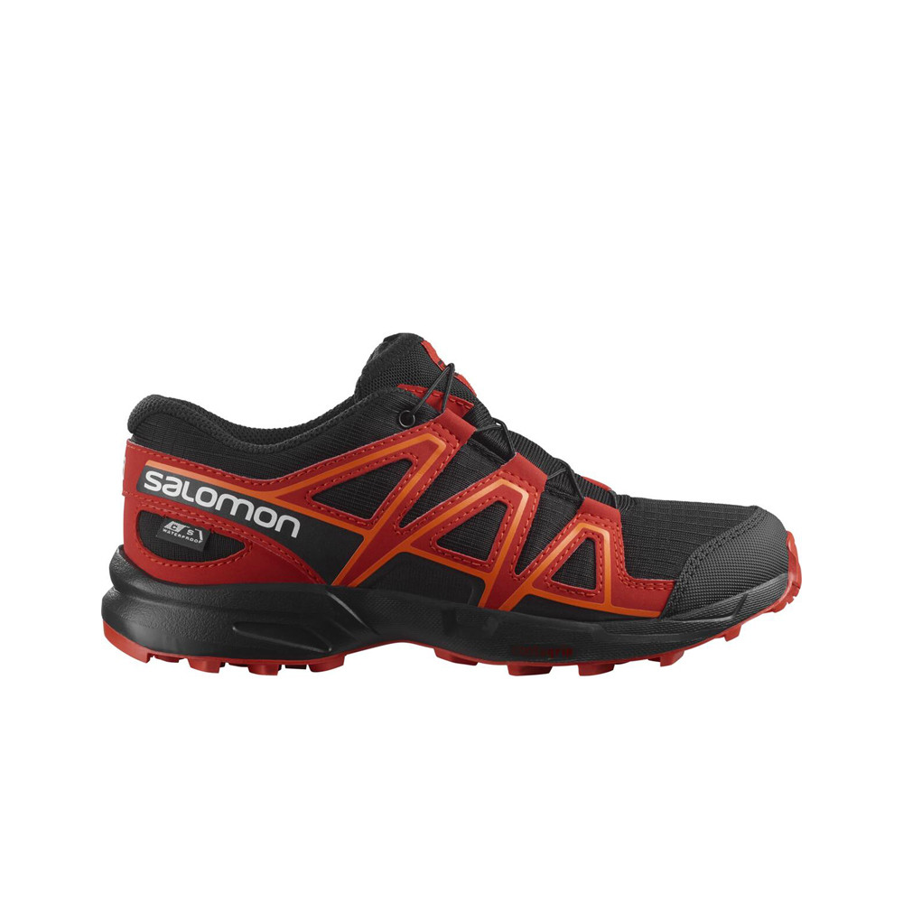 Salomon zapatilla trekking niño SPEEDCROSS CSWP J lateral exterior