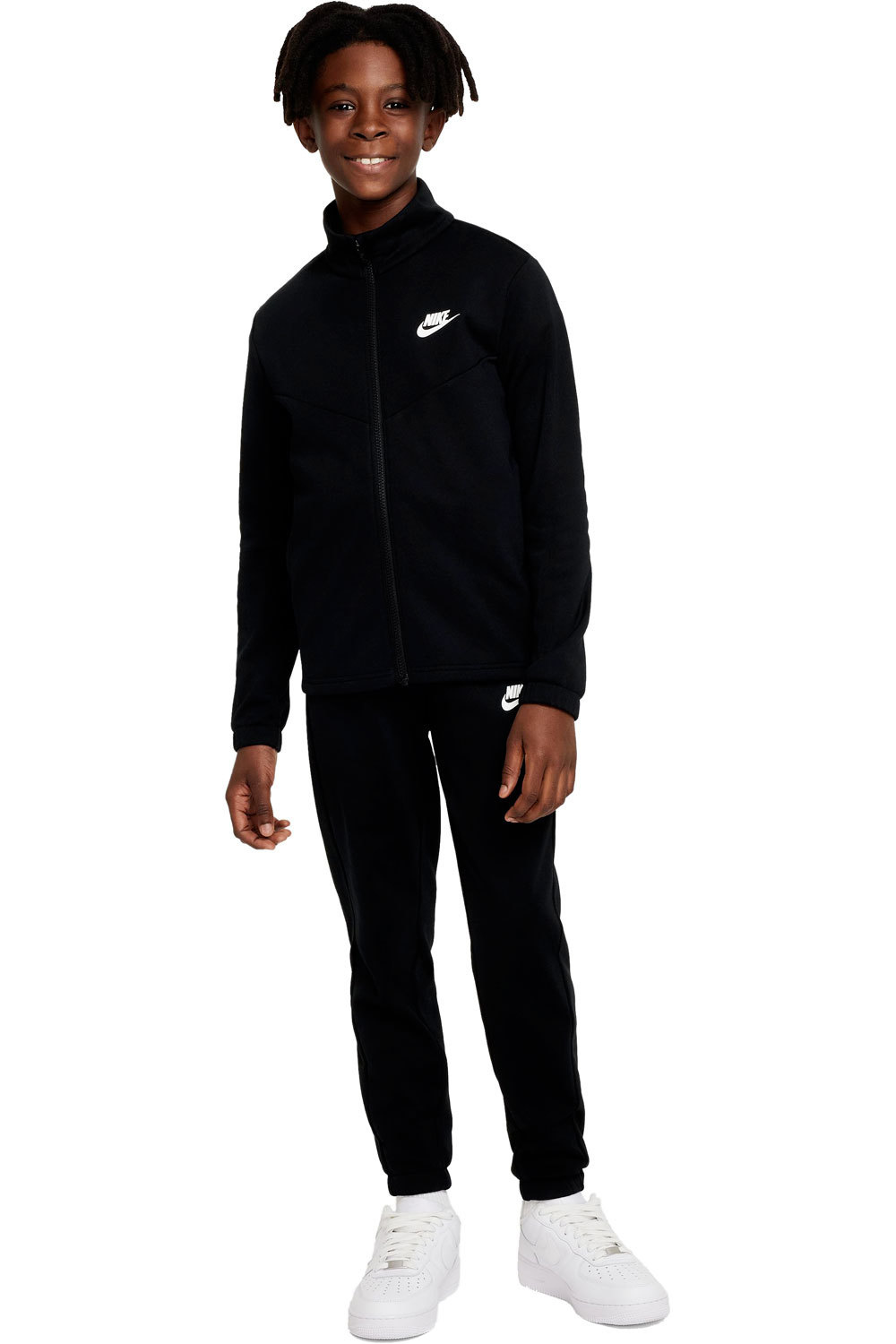 Nike chándal niño X_K NSW TRACKSUIT POLY FZ HBR vista frontal