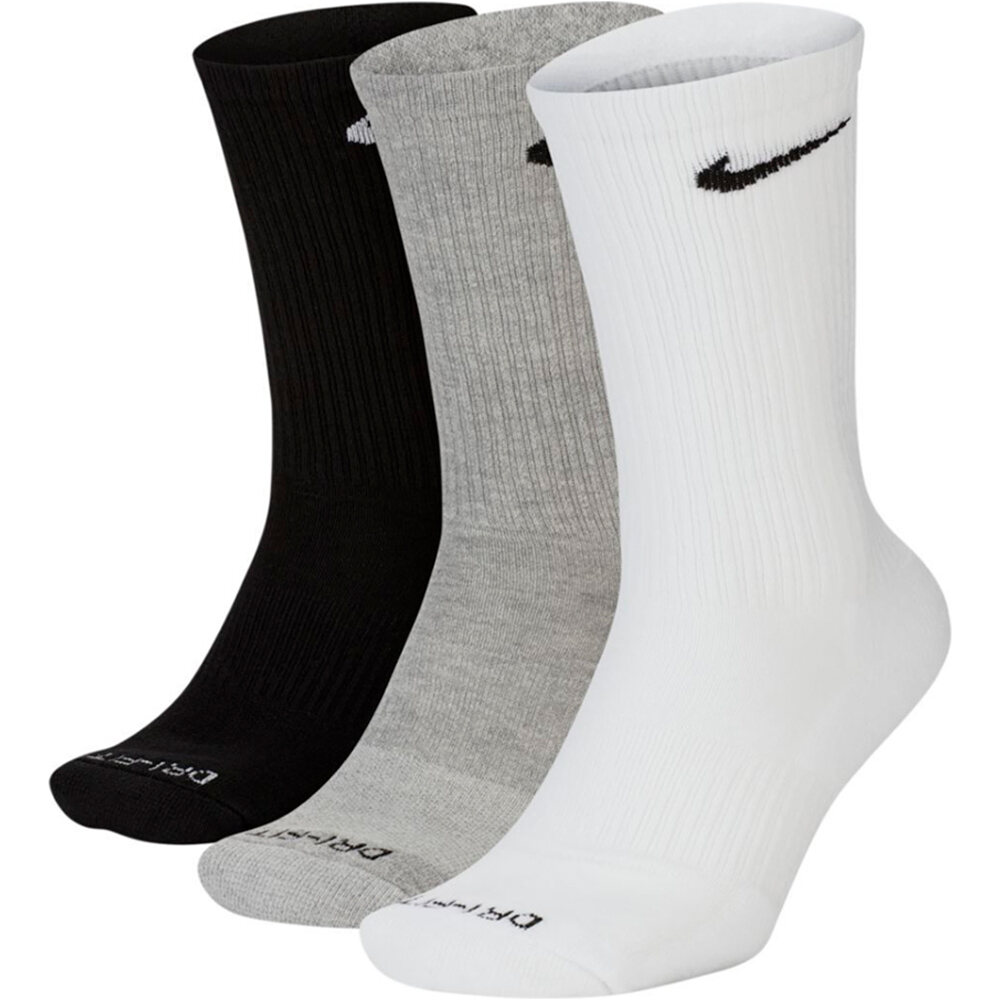 Everyday plus cushion 3p calcetines running Negro (46-50)
