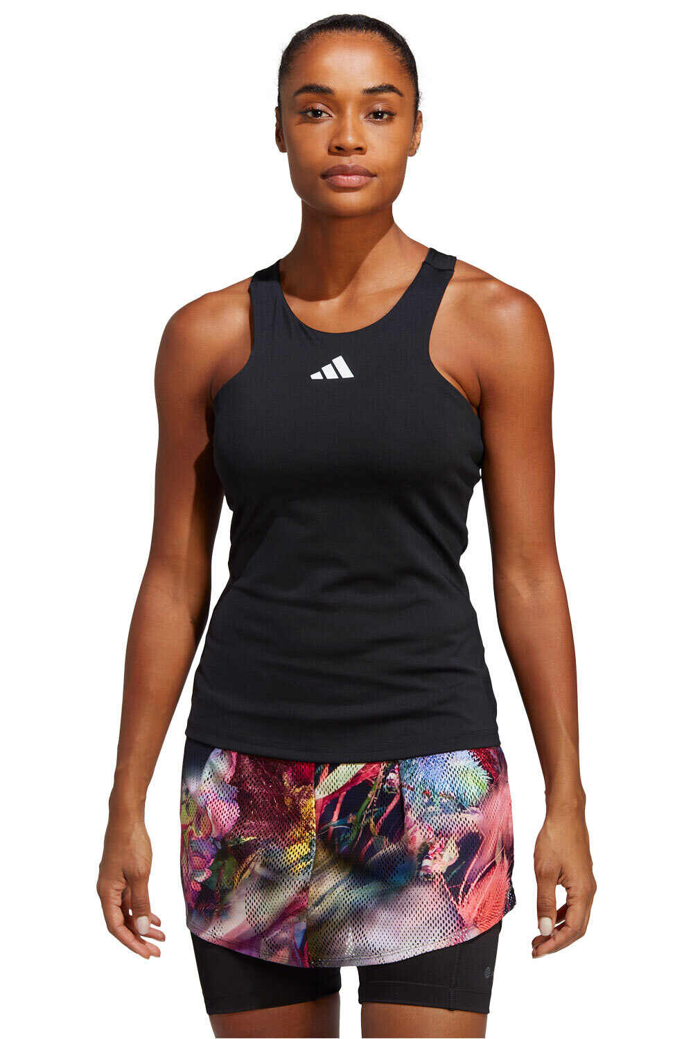 Tennis camiseta tirantes mujer Negro (M)