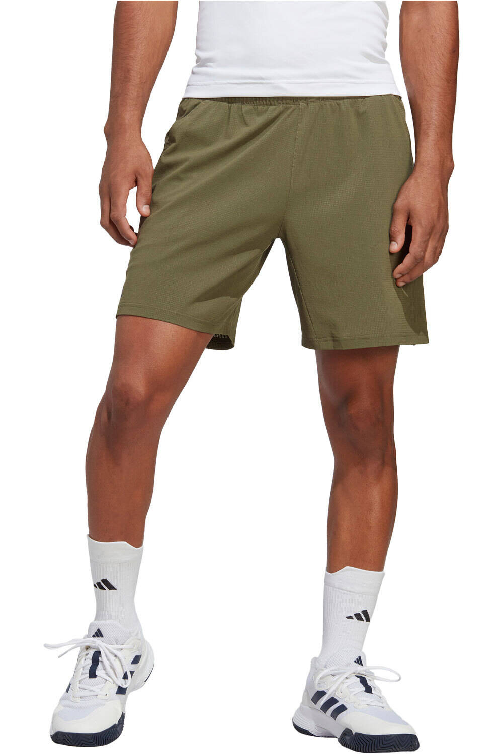 adidas pantalón tenis hombre ERGO SHORT vista frontal