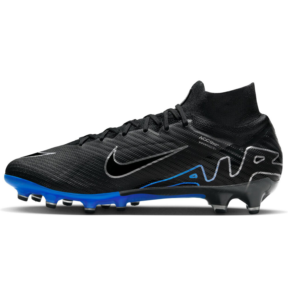 Nike botas de futbol cesped artificial MERCURIAL ZOOM SUPERFLY 9 ELITE AG-PRO NE lateral interior