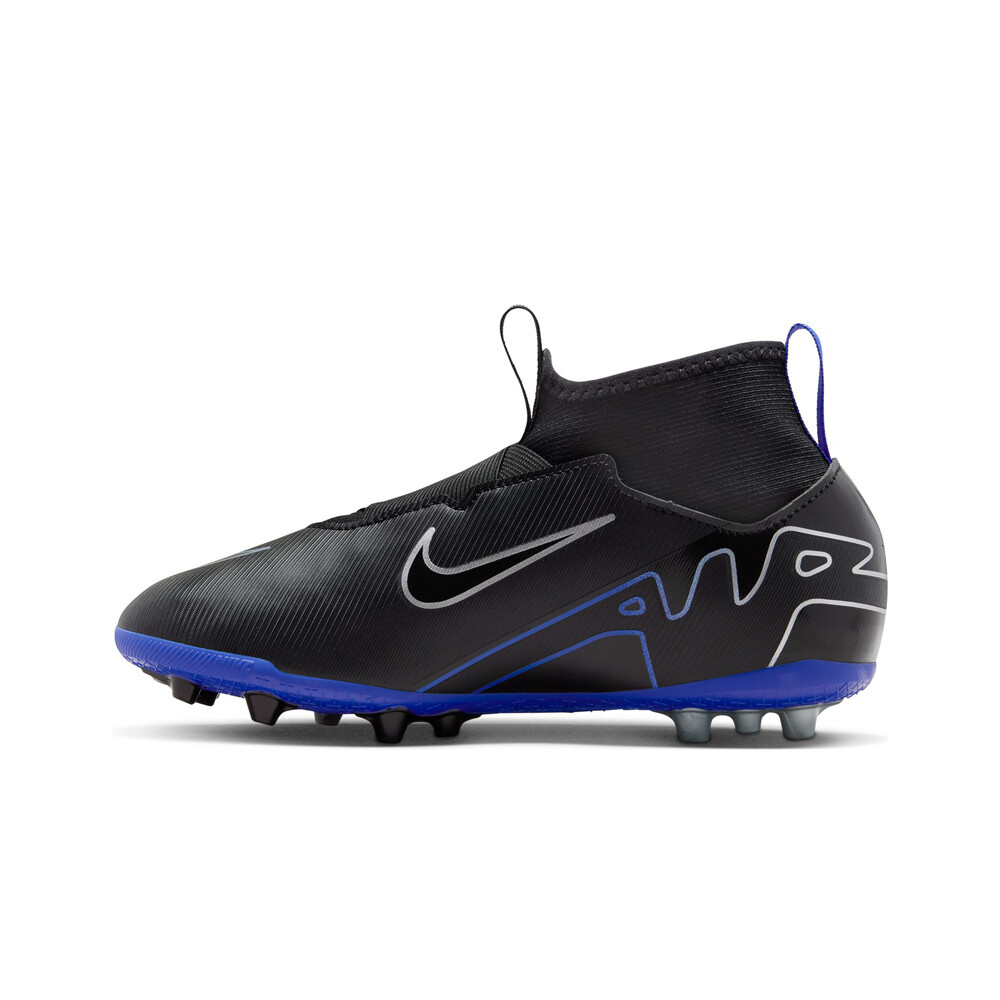 Nike botas de futbol niño cesped artificial JR MERCURIAL ZOOM SUPERFLY 9 ACADEMY AG NE puntera