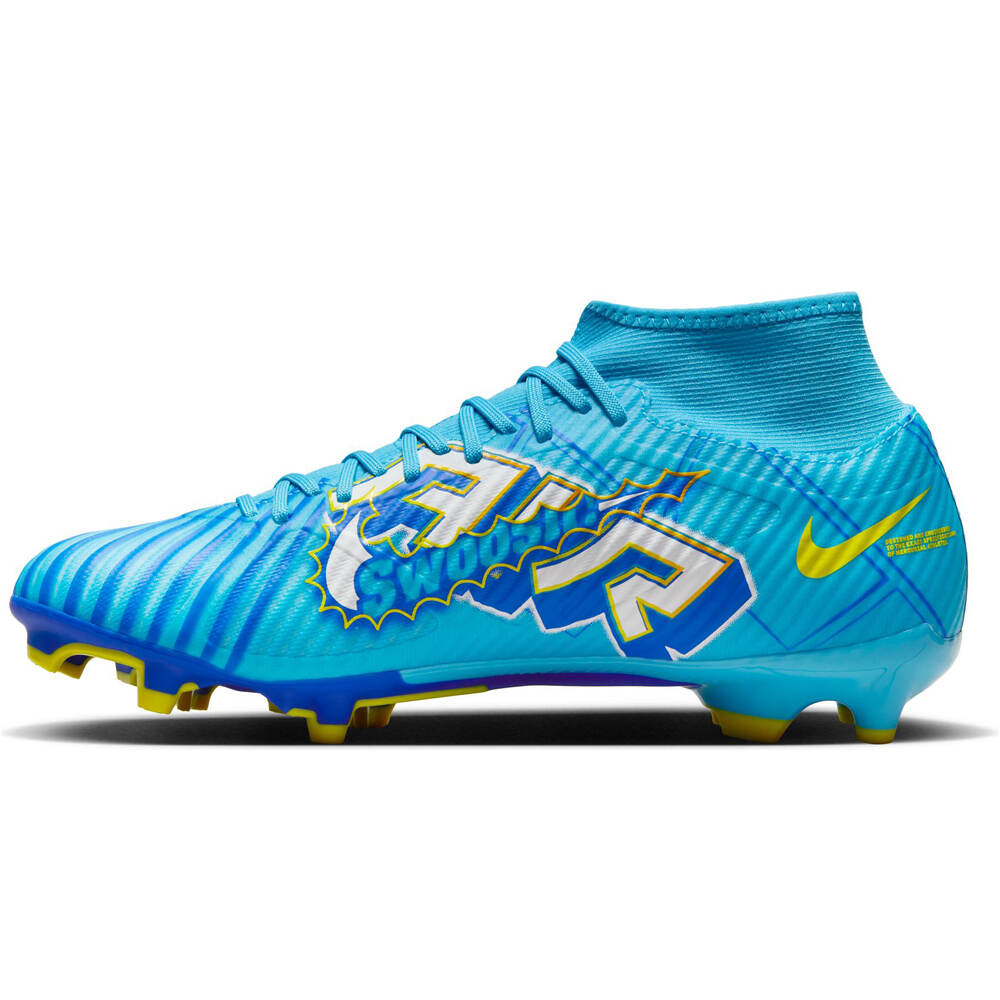 Nike botas de futbol cesped artificial MERCURIAL ZOOM SUPERFLY 9 ACAD KM FG/MG AZBL puntera