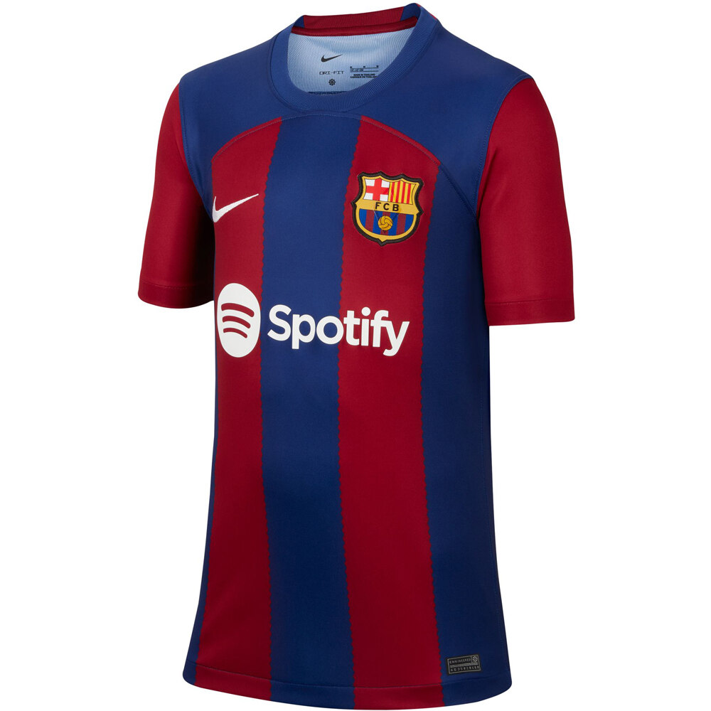 Nike camiseta de fútbol oficiales niño BARCELONA 24 Y NK DF STAD JSY SS HM 06