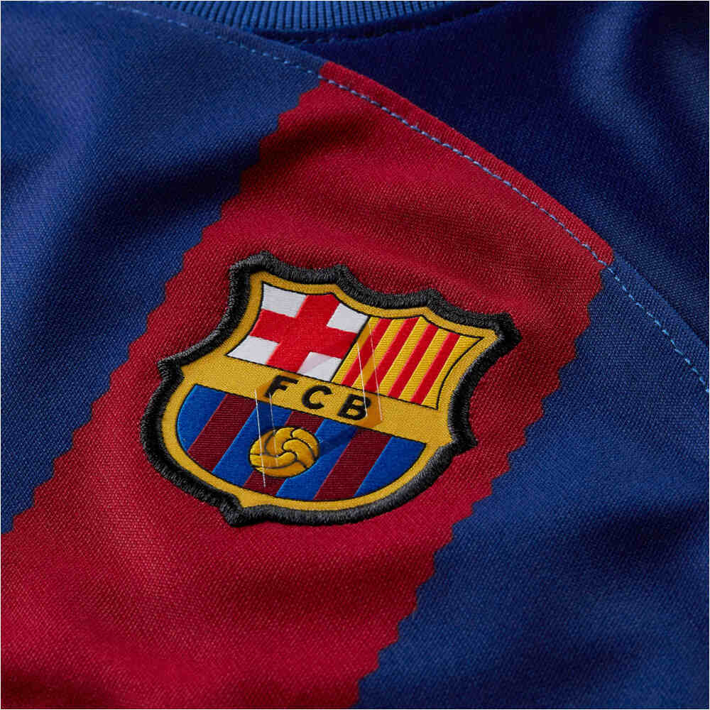 Nike equipación fútbol niño BARCELONA 24 LK NK DF KIT HM AZGRA vista detalle