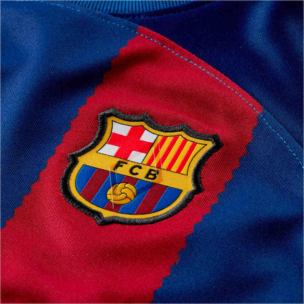 Nike equipación fútbol niño BARCELONA 24 I NK DF KIT HM AZGRA vista detalle