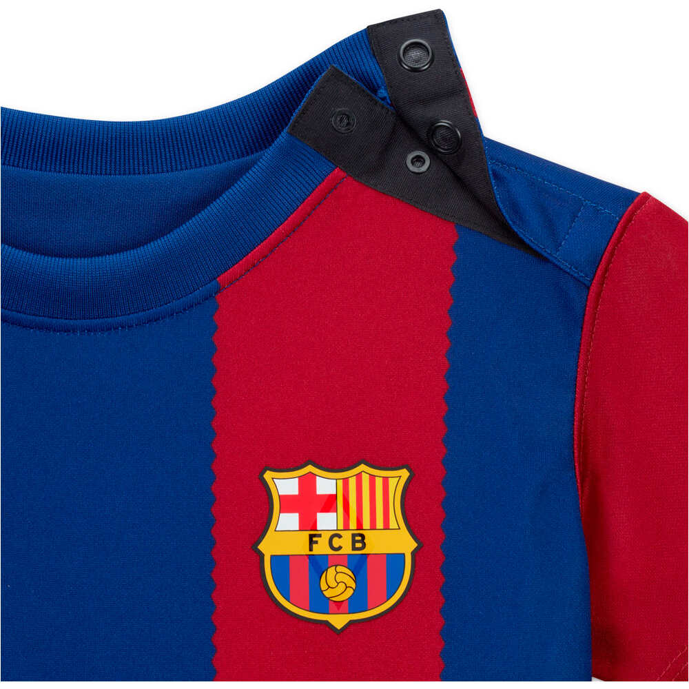 Nike equipación fútbol niño BARCELONA 24 I NK DF KIT HM AZGRA 03