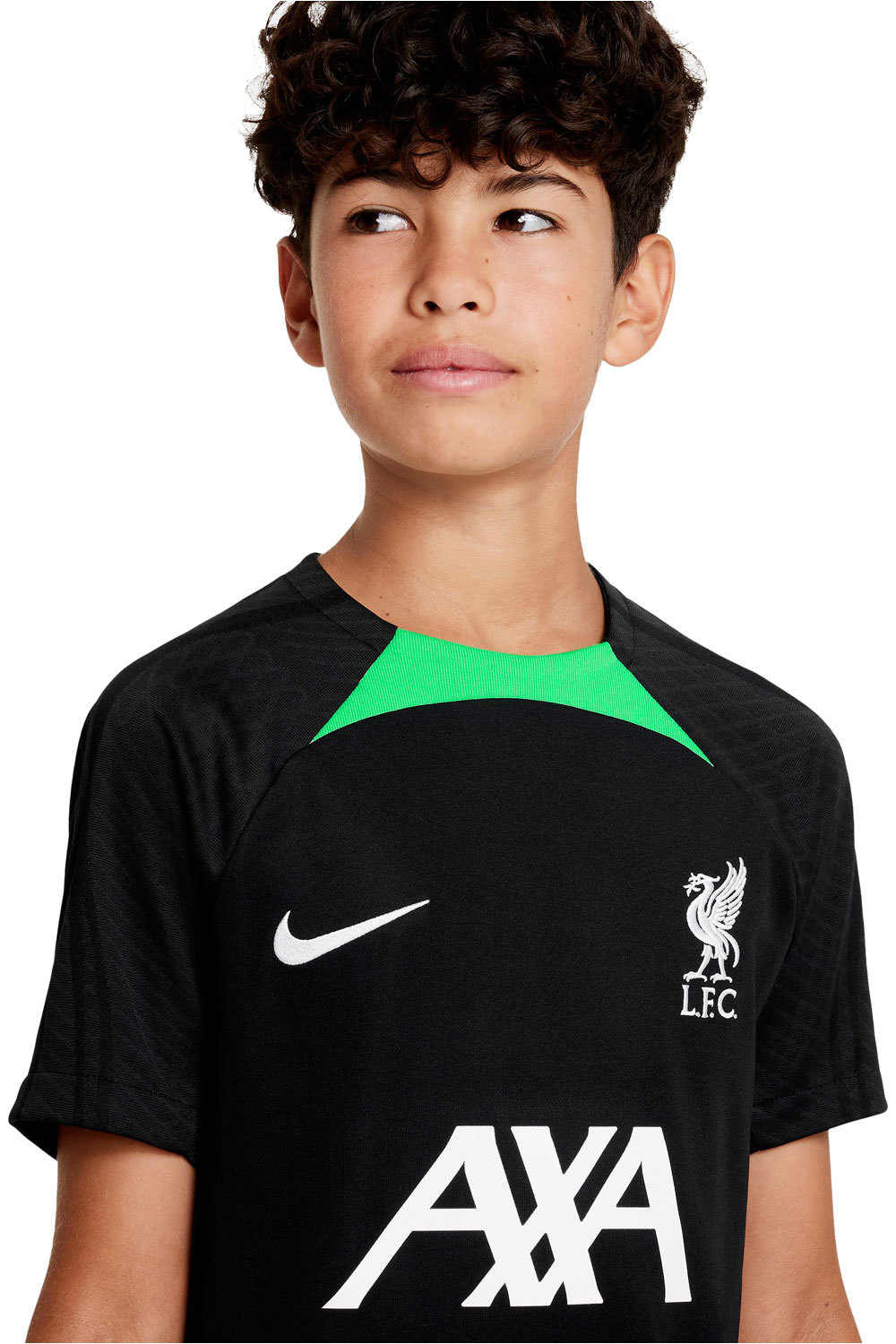 Nike camiseta entrenamiento niño LIVERPOOL 24 Y NK DF STRK SS TOP K NEVE vista detalle