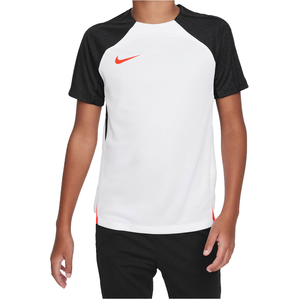 Nike camisetas entrenamiento futbol manga corta niño K NK DF STRIKE SS TOP K BR BLNE vista frontal