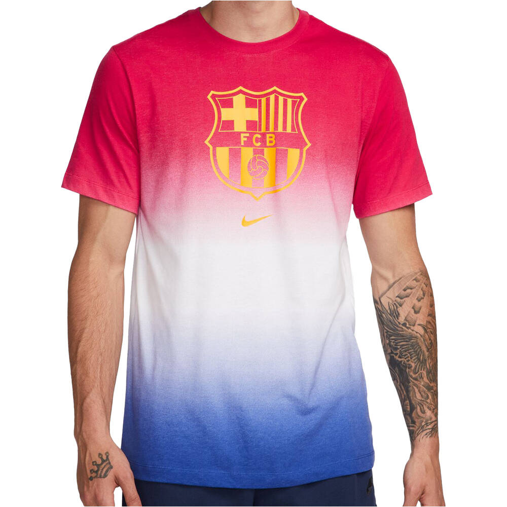 Nike camiseta de fútbol oficiales BARCELONA 24 M NK CREST SSL GRABL 03