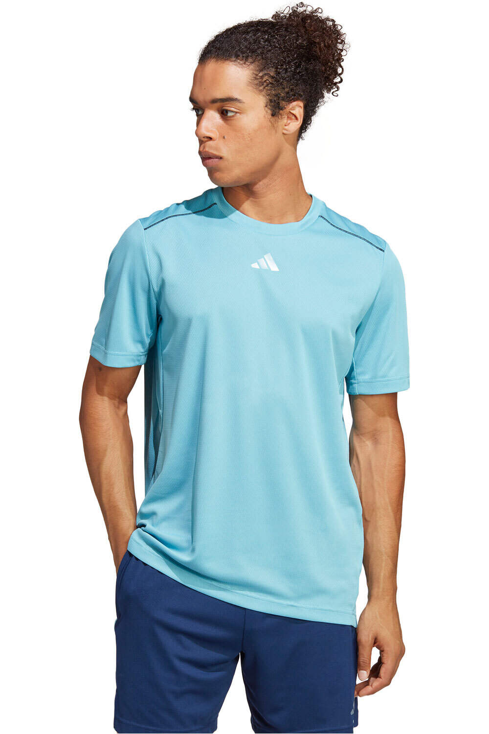 adidas camiseta fitness hombre WO BASE LOGO T vista frontal