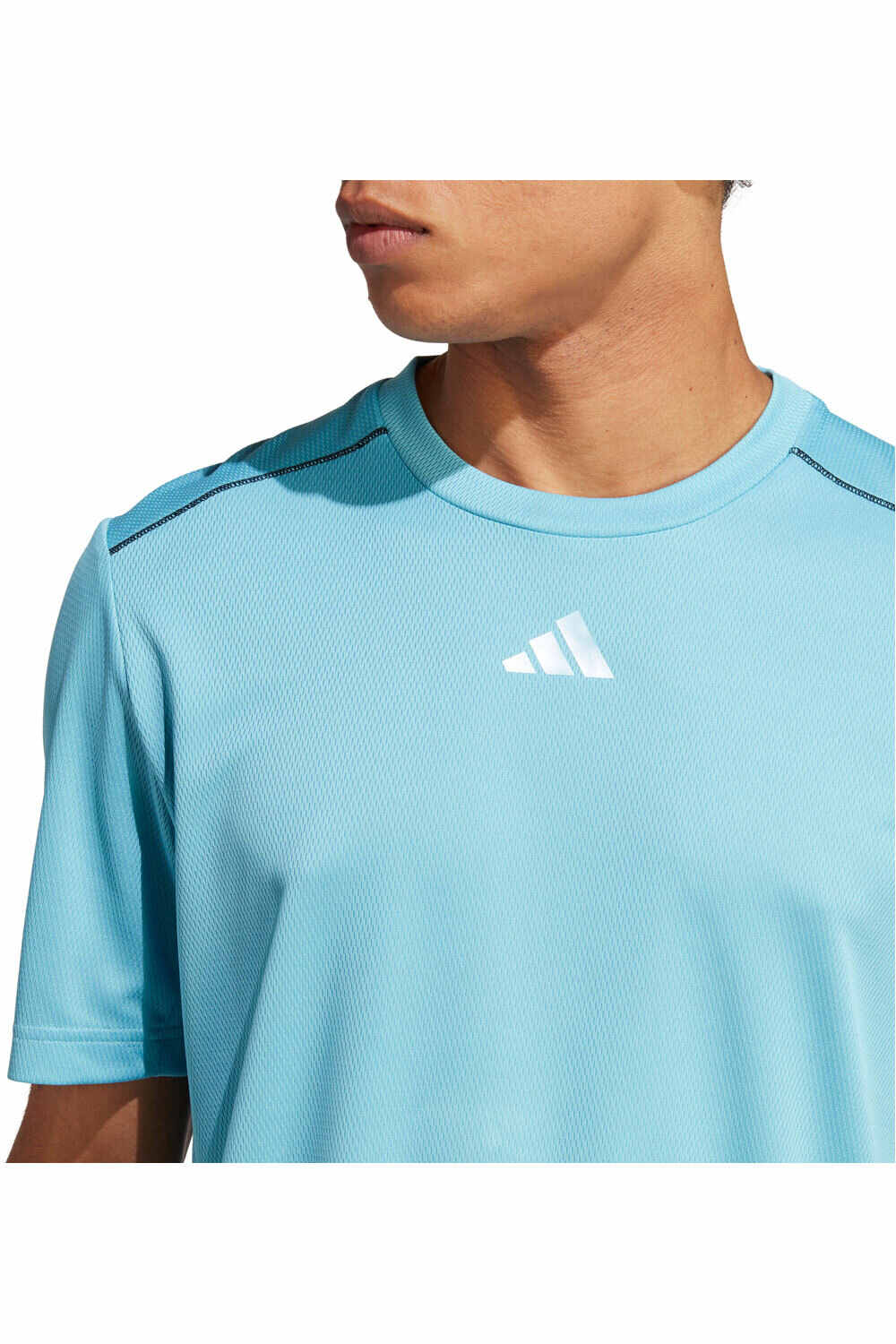 adidas camiseta fitness hombre WO BASE LOGO T vista detalle