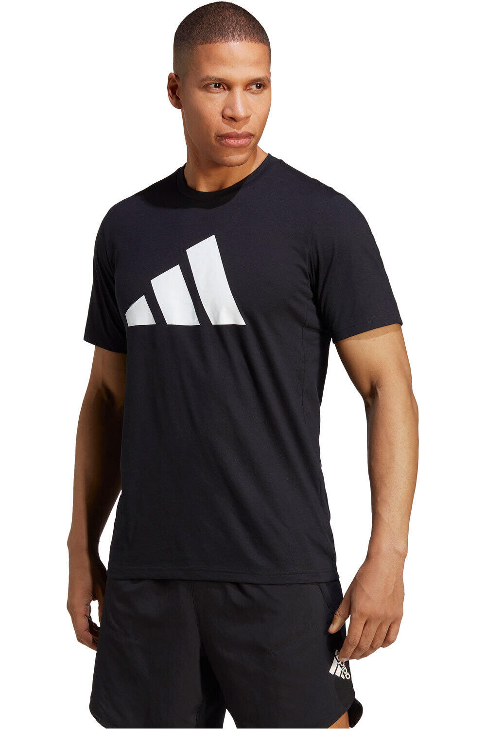 adidas camiseta fitness hombre TR-ES FR LOGO T vista frontal