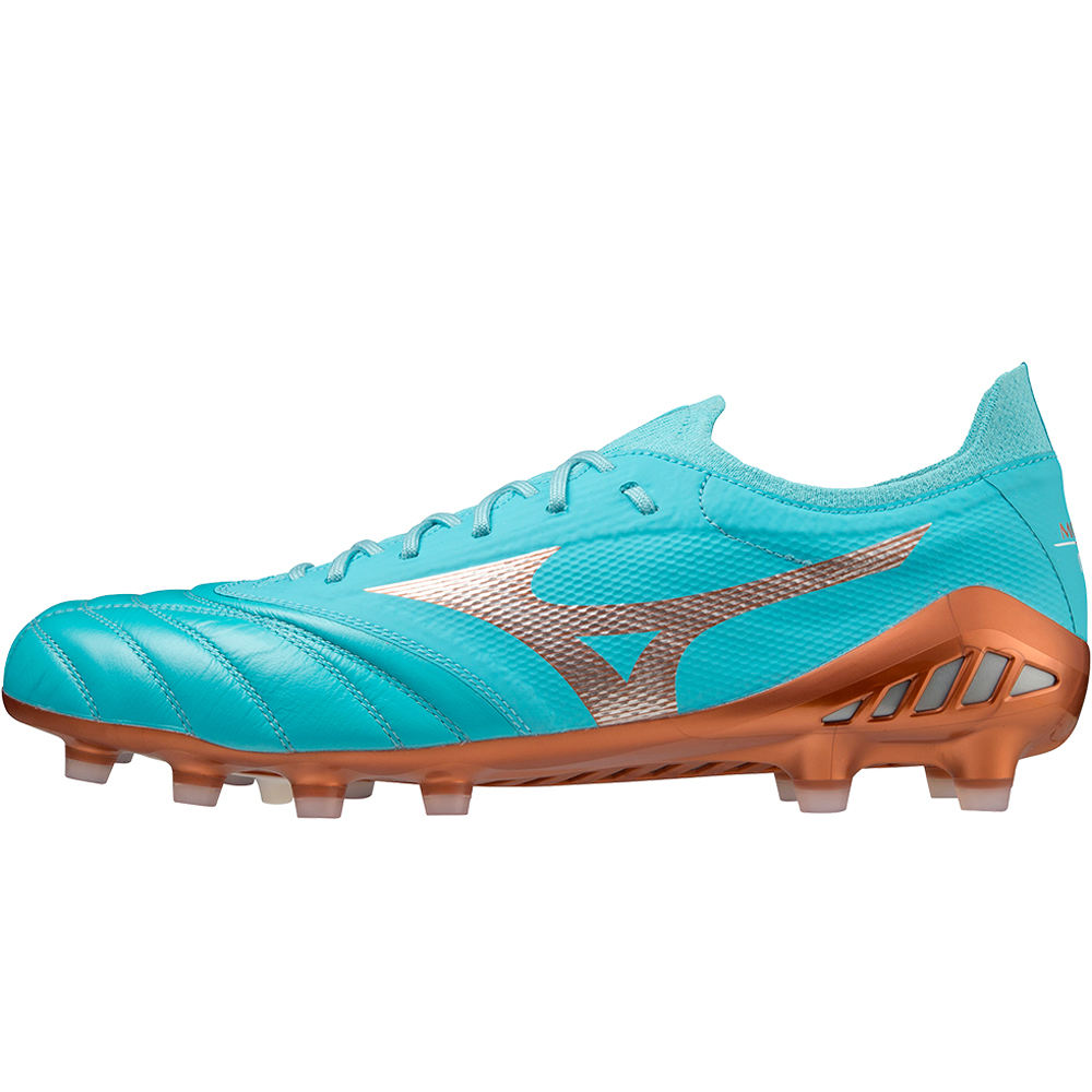 Mizuno botas de futbol cesped artificial MORELIA NEO III BETA ELITE MD lateral exterior