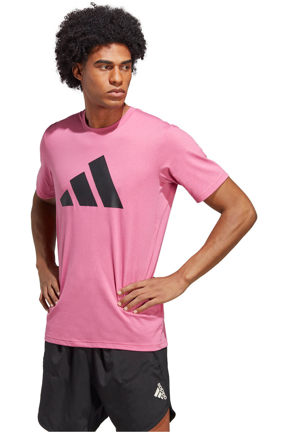 adidas camiseta fitness hombre TR-ES FR LOGO T vista frontal