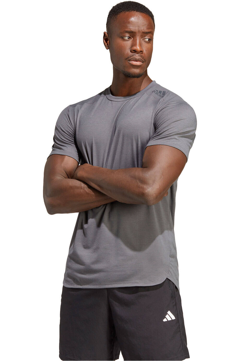 adidas camiseta fitness hombre M D4T TEE vista frontal
