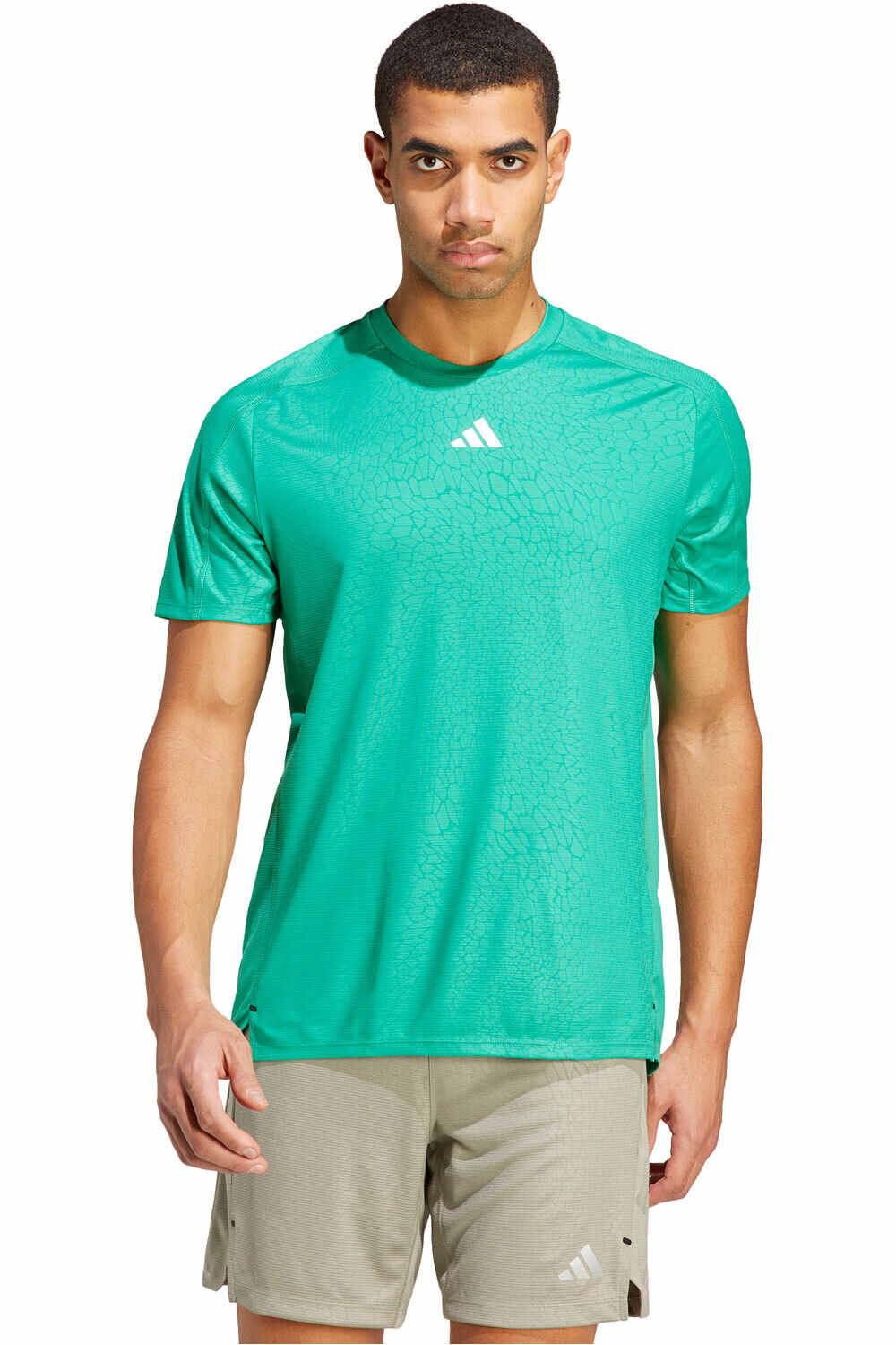 adidas camiseta fitness hombre M WO PU TEE vista frontal