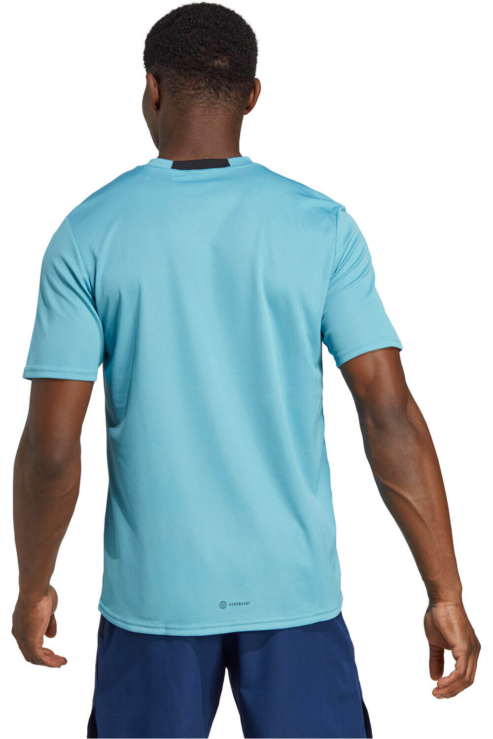 adidas camiseta fitness hombre D4M TEE vista trasera